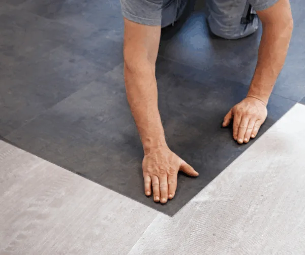 Professional LVT installation
